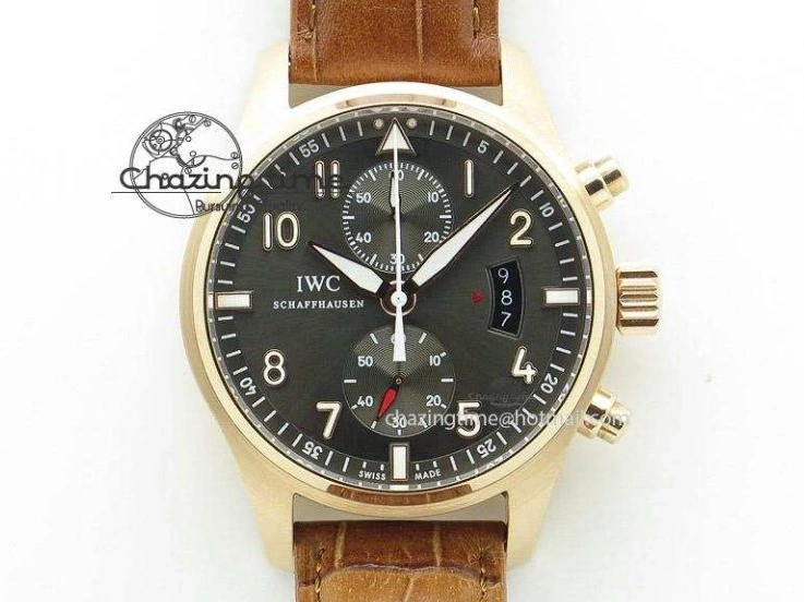 MIROTIME 0207 Fashionable Pilot IW326801 SS MK 1:1 Best Edition Black Dial on Green Nylon Strap MIYOTA 7122